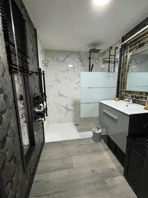 Salle de bains dans l'établissement La chambre d'Hôt'ize