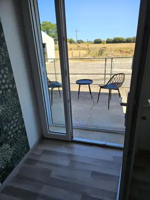 Balcon ou terrasse dans l'établissement Chambre les petites ecuries