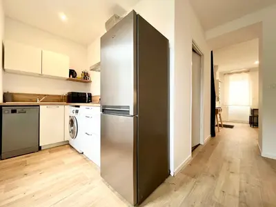 Cuisine ou kitchenette dans l'établissement La parenthèse Pictave - centre-ville de Poitiers
