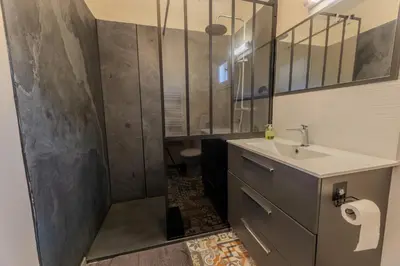 Salle de bains dans l'établissement Parthenay Centre-Ville - Maison avec 1 chambre