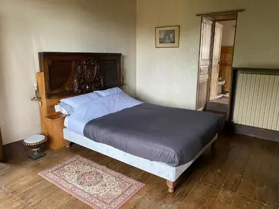 Un ou plusieurs lits dans un hébergement de l'établissement Château de Cibioux