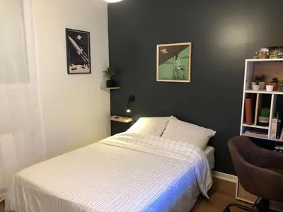 Plan de l'établissement Espace deux chambres et sanitaires