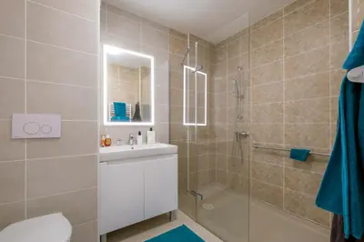 Salle de bains dans l'établissement Résidence de Poitiers