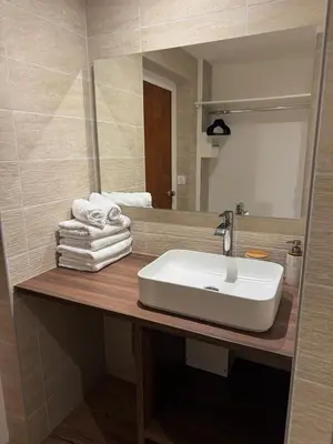 Salle de bains dans l'établissement Studio Cosy