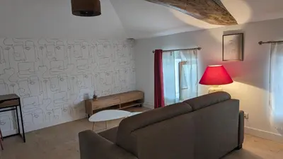 Coin salon dans l'établissement Sylo-V CHAMBRE EDGAR