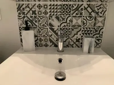 Salle de bains dans l'établissement Le cocon T2 duplex 24 m2