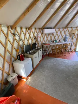 Cuisine ou kitchenette dans l'établissement La Maison du Parloir