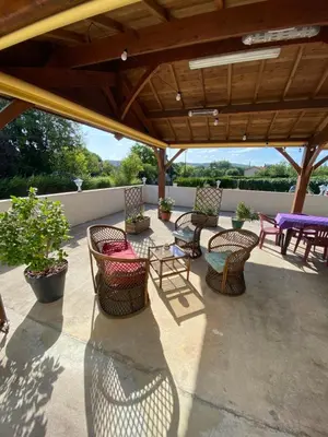 Balcon ou terrasse dans l'établissement La Maison du Parloir