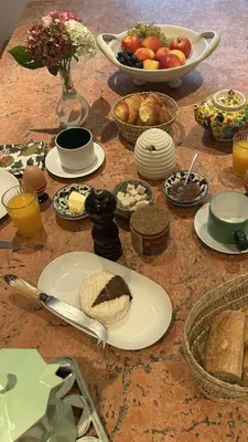 Nourriture dans le B&B/chambre d'hôtes ou à proximité
