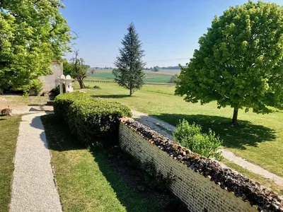 Jardin de l'établissement Le Mas, Maison de maître, Cognac