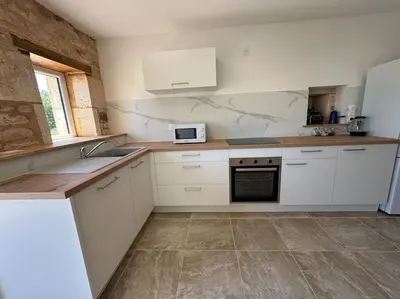 Cuisine ou kitchenette dans l'établissement Esprit Charentais - The Bothy