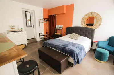 Un ou plusieurs lits dans un hébergement de l'établissement NEW! St Martin 52C- Grand studio