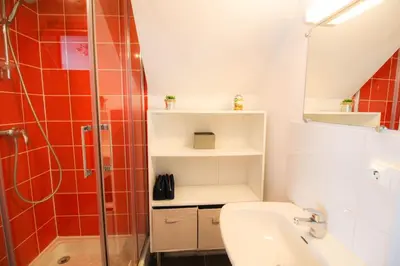 Salle de bains dans l'établissement NEW! St Martin 52C- Grand studio