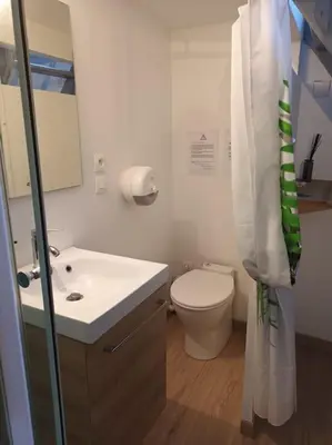 Salle de bains dans l'établissement Studio Hyper centre, quartier historique