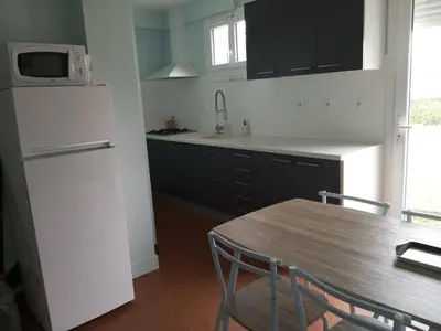 Cuisine ou kitchenette dans l'établissement Morliane