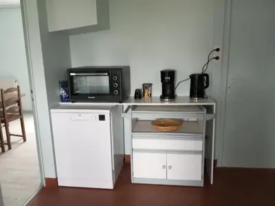 Cuisine ou kitchenette dans l'établissement Morliane