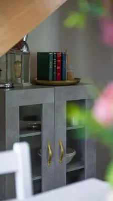 Cuisine ou kitchenette dans l'établissement Maisonnette au cœur de Cognac