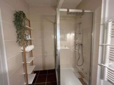 Salle de bains dans l'établissement Gîte aux portes d'Angoulême