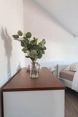 Un ou plusieurs lits dans un hébergement de l'établissement Le Petit Verger, cosy 5 people