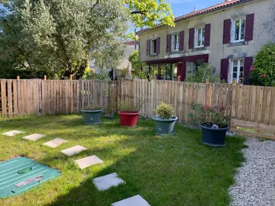 Jardin de l'établissement Gîte du moulin de la motte