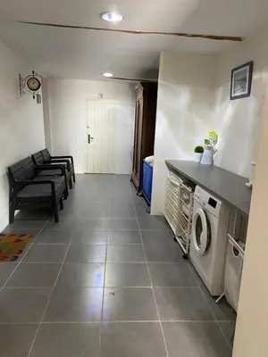 Cuisine ou kitchenette dans l'établissement Gites Rue Du Chateau