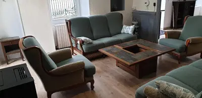 Coin salon dans l'établissement Maison de maître
