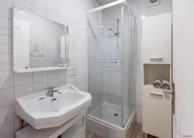 Salle de bains dans l'établissement LE COSY T1 - 18 m2