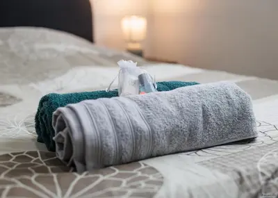 Un ou plusieurs lits dans un hébergement de l'établissement LE COSY T1 - 18 m2