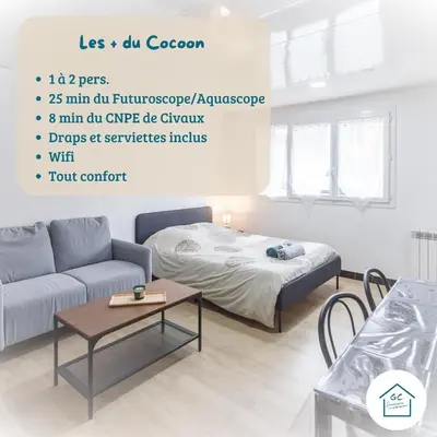 Plan de l'établissement LE COCON - T1 - 26 m2