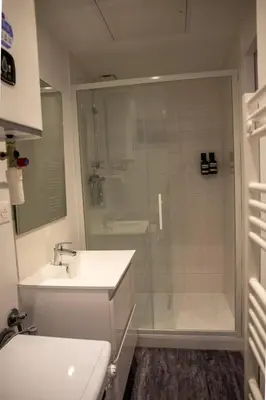 Salle de bains dans l'établissement La Tulipe - Confortable - un véritable cocon