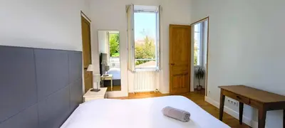 Un ou plusieurs lits dans un hébergement de l'établissement Maison 6 personnes Angouleme
