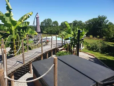 Jardin de l'établissement La Maison Ronde
