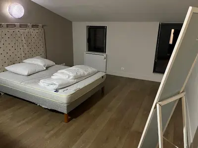 Un ou plusieurs lits dans un hébergement de l'établissement Grand duplex centre historique