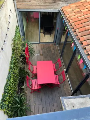 Balcon ou terrasse dans l'établissement Grand duplex centre historique