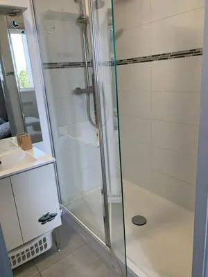 Salle de bains dans l'établissement Charmant appartement cosy