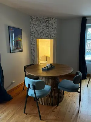 Coin salon dans l'établissement Appartement Charlie, Wifi, Charme, Centre Historique