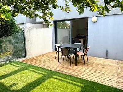 Jardin de l'établissement Appartement calme avec exterieur