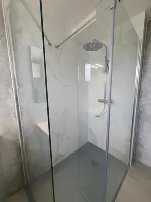 Salle de bains dans l'établissement Studio Le Petit Baigneur