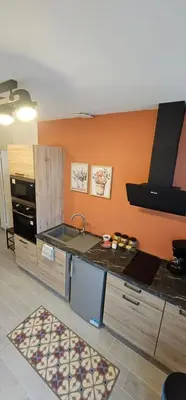 Cuisine ou kitchenette dans l'établissement Dépaysant à Poitiers