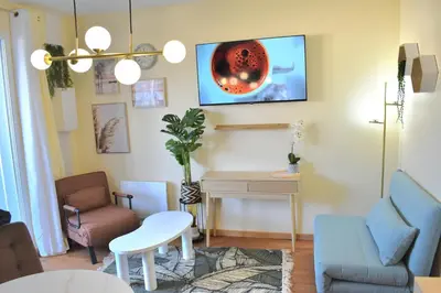 Coin salon dans l'établissement Le paisible