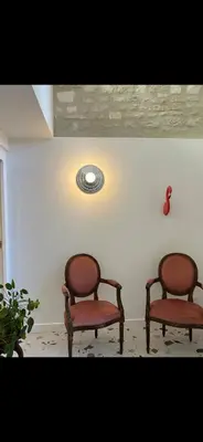Coin salon dans l'établissement La Maison du Jardin