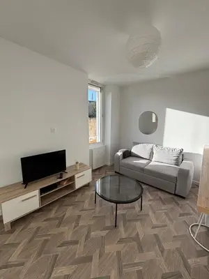 Coin salon dans l'établissement Maison proche ville - Chez Marsou