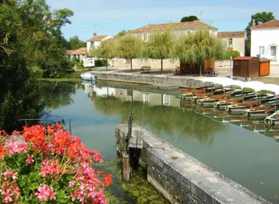 Vue sur la rivière ou le fleuve situé(e) à proximité de la maison de vacances