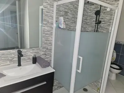 Salle de bains dans l'établissement Studio indépendant