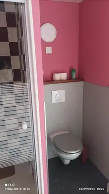Salle de bains dans l'établissement Lolft 3 PROCHE FUTUROSCOPE