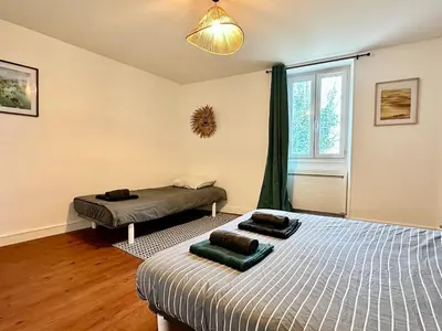 Un ou plusieurs lits dans un hébergement de l'établissement Maison de Ville