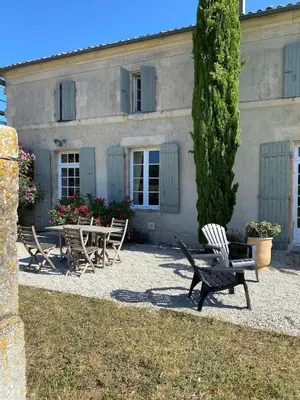 Jardin de l'établissement Country home, gite proche Benon et La Rochelle