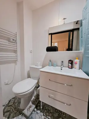 Salle de bains dans l'établissement Studio au calme proche centre
