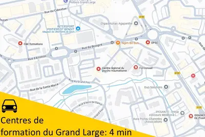 Plan de l'établissement Le Delta - Centre CHU - parking privé - Netflix