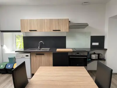 Cuisine ou kitchenette dans l'établissement Appartement 4 personnes
